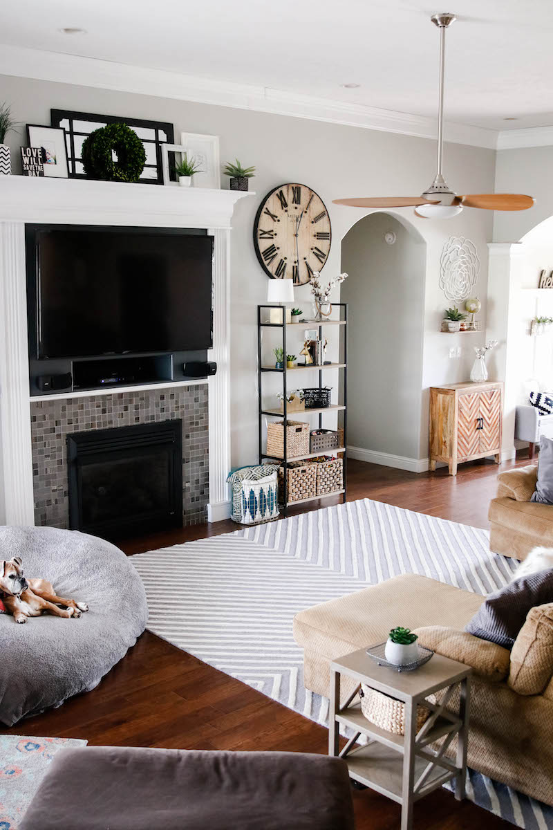 Living Room Makeover - Modern Farmhouse Eclectic