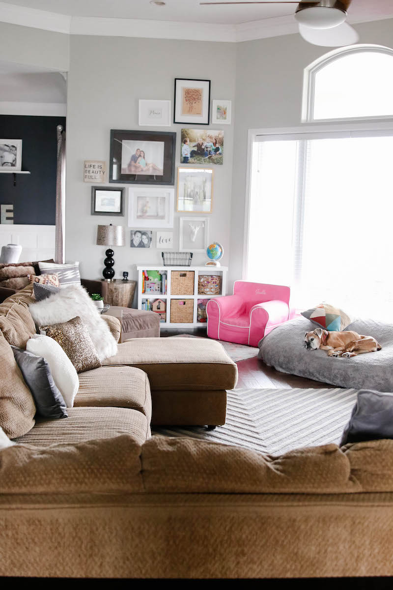 Living Room Makeover - Modern Farmhouse Eclectic