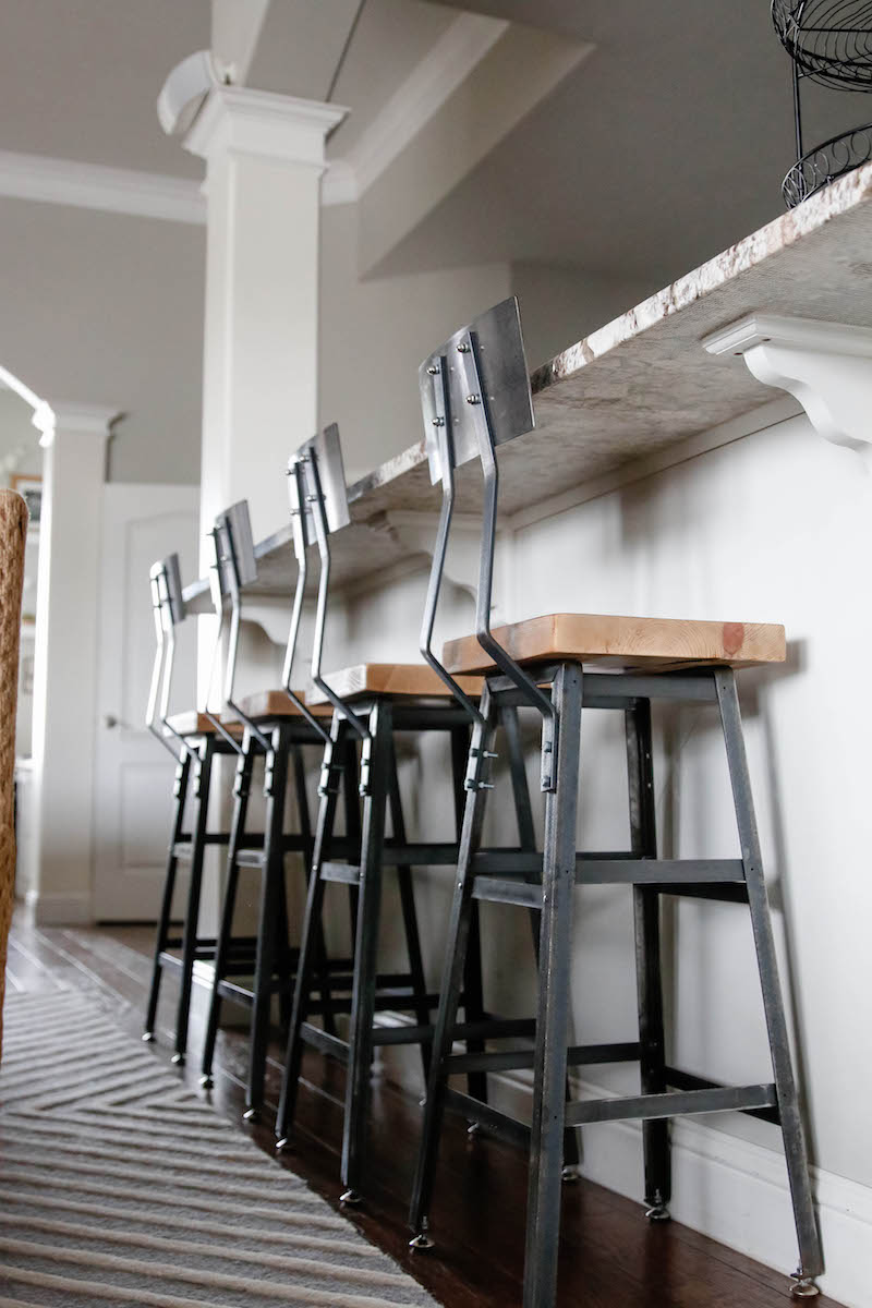 Living Room Makeover - Bar Stools