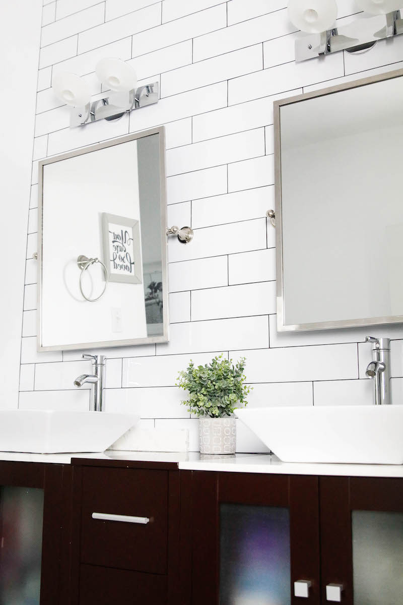 Bathroom Remodel White Subway Tile